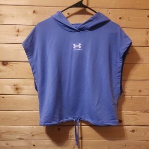 Mens Under Armour Shorts Sleeved Hoodie Size Medium